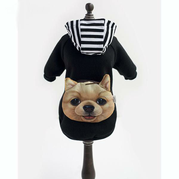 Hoodie with Pocket Dog Clothes