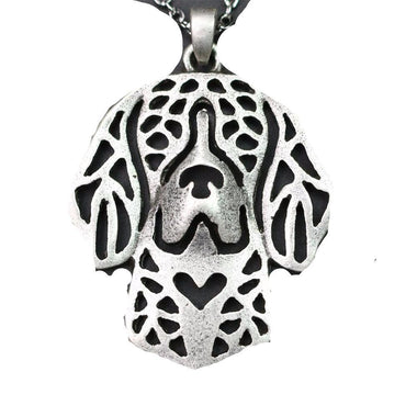 Beagle Face Pendant Necklace